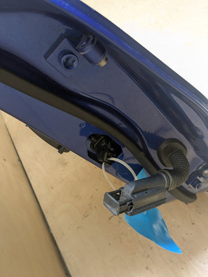 2019-2026 BMW 330 M340i G20 Rear Left Driver Door Shell Panel Blue C31