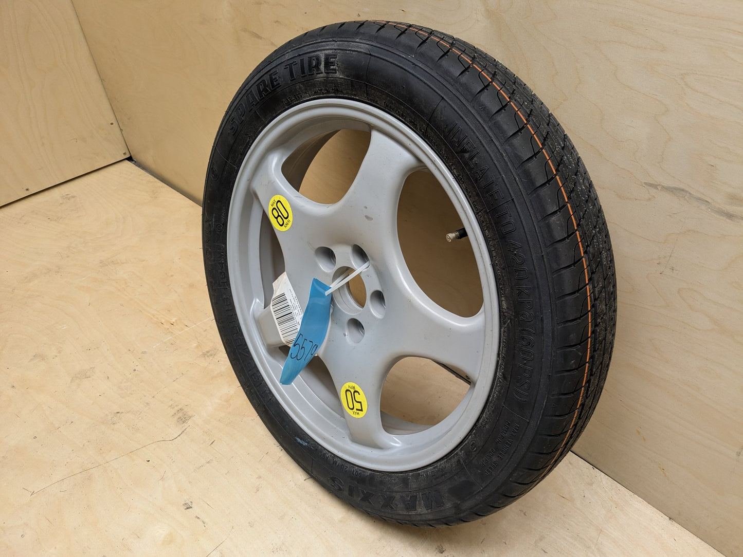 OEM BMW G01 G02 G12 G30 530 540 M550 X3 X4 Spare Tire Wheel Rim Donut 18x4 ET-1