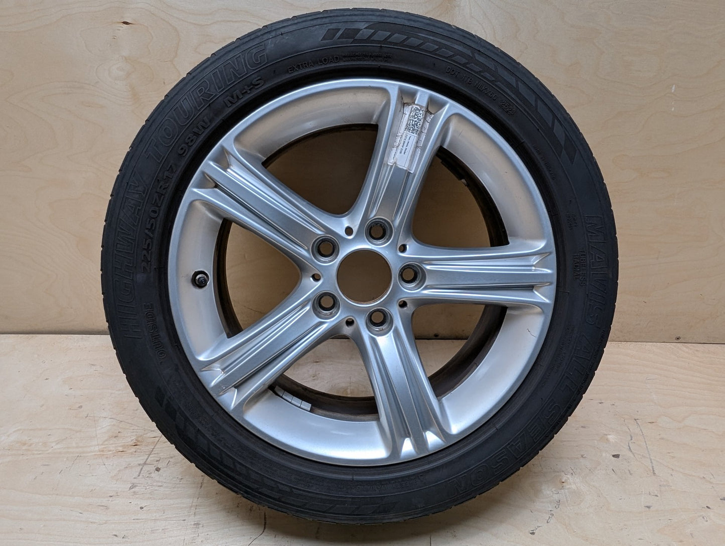 OEM BMW F30 F32 F33 F36 328 335 428 Wheel Rim 17x7.5 ET:37 Star Spoke Style 393