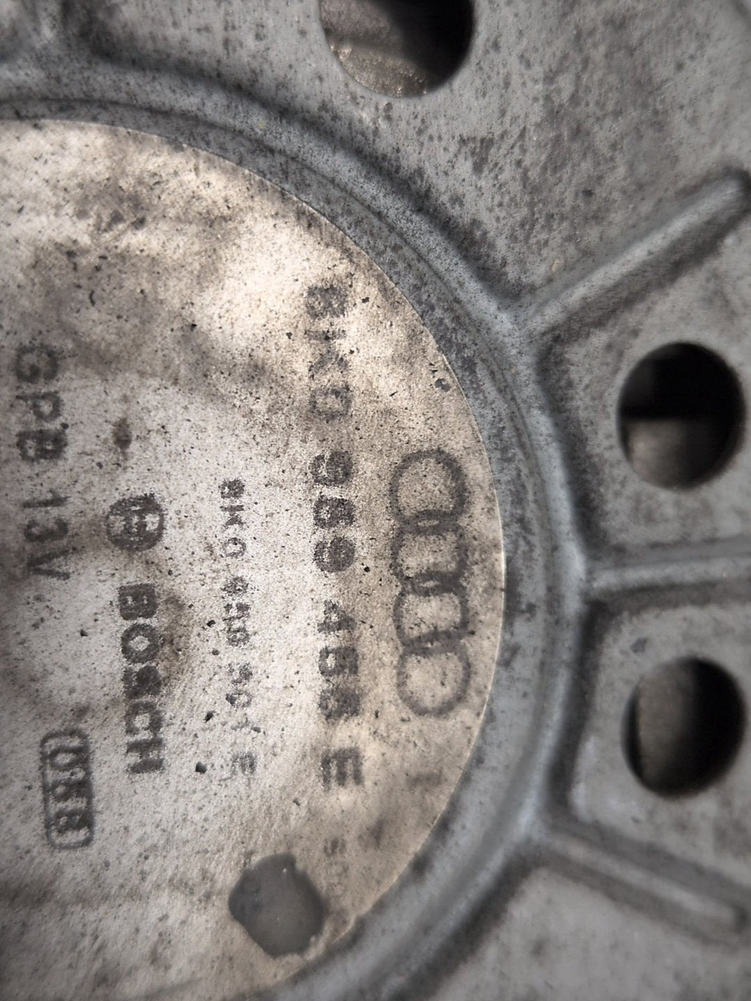 2008-2017 Audi S5 8T Radiator Cooling Condenser Fan Shroud Assembly 8K0959455H