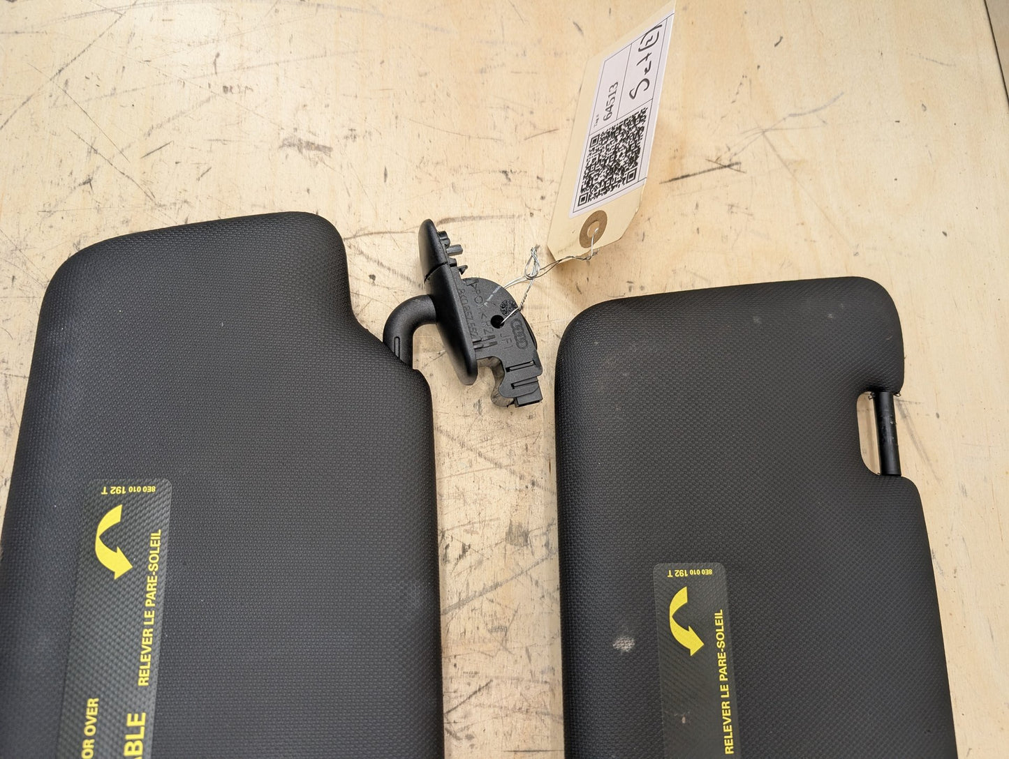 2011-2017 Audi RS5 8T Front Left Right Sun Visor SET 8K0857552