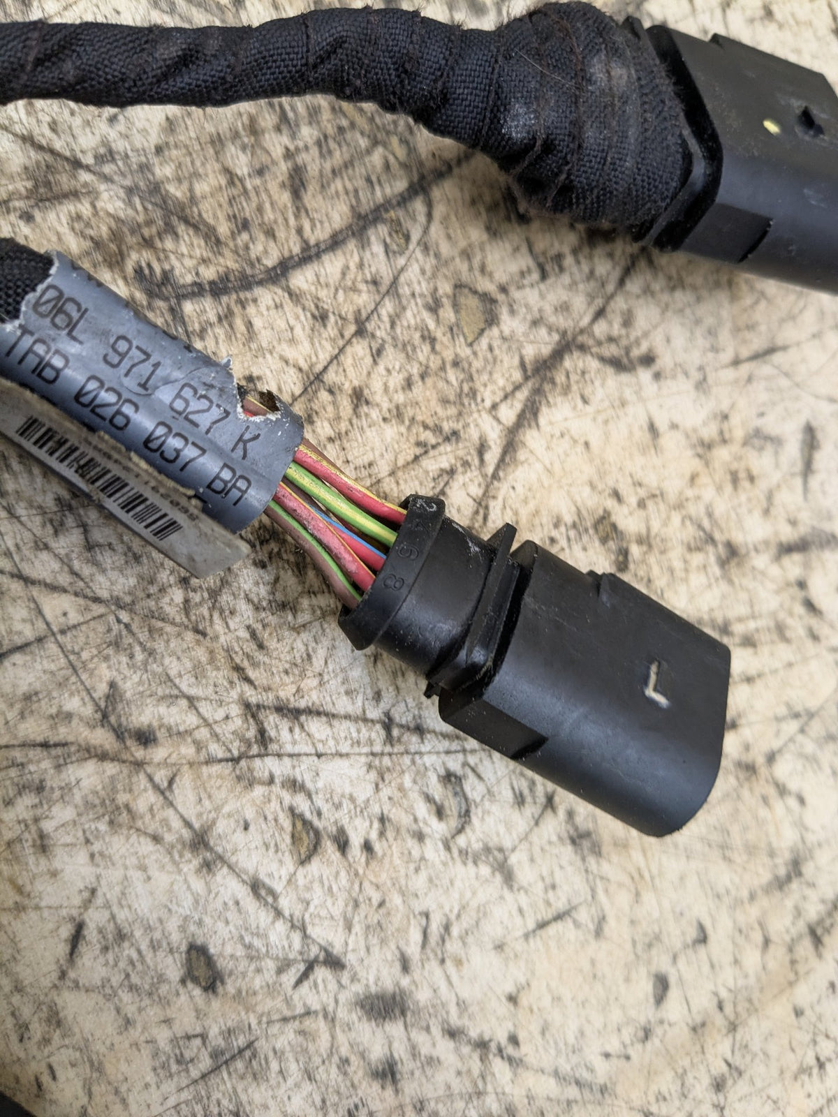 2012-2018 Audi C7 A6 Engine Ignition Injector Wiring Harness 06L971627K