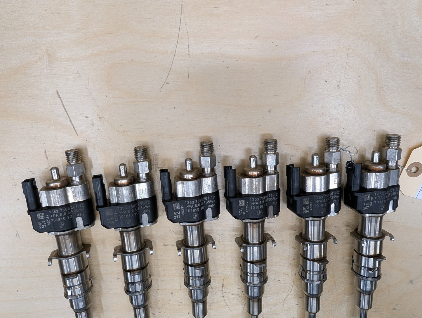 OEM BMW E90 E92 F02 F10 Engine N54 N63 High Pressure Fuel Injector SET INDEX 12
