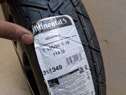 2021 BMW X5 G05- Emergency Spare Wheel Rim Tire