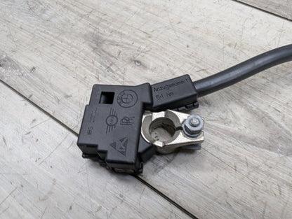 OEM BMW F02 F06 F10 F12 F13 F25 Negative Battery Cable Terminal IBS Sensor Black