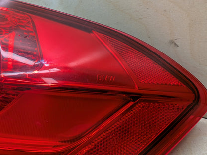 12-15 OEM BMW F30 F80 328 335 M3 Rear Left Driver Side Outer Tail Light