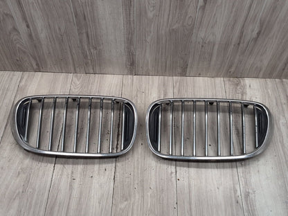 16-19 OEM BMW G11 G12 740 750 Front Left Right Upper Bumper Kidney Grilles SET