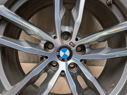 OEM BMW G01 G02 X3 X4 Wheel Rim 19x7.5 ET32 LM Rad Doppelspeiche Style 698M