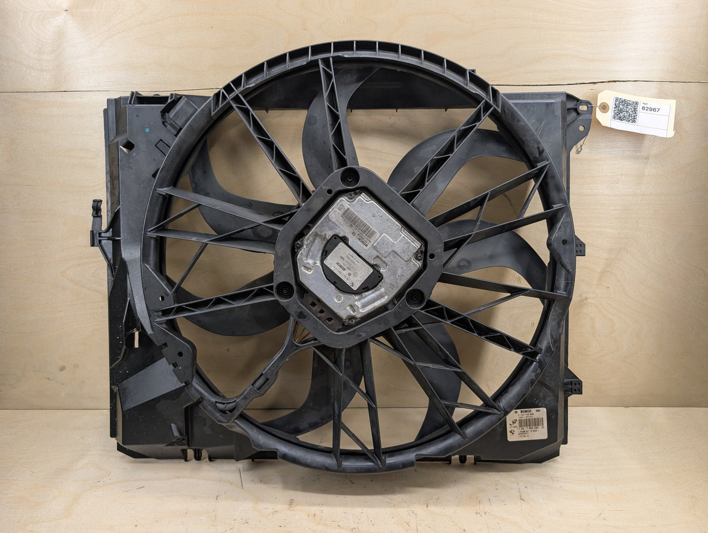 07-13 OEM BMW E82 E88 E90 E92 E93 Engine N52 Radiator Cooling Auxiliary Fan 600W
