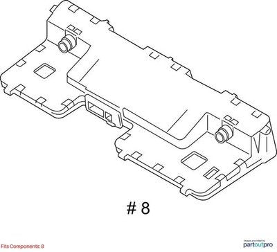 OEM BMW G01 G02 G12 G30 F90 M5 X3 Windshield Camera Lane Assist Control Module