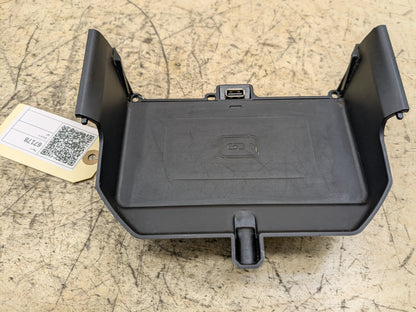 17-23 OEM BMW G30 540I Center Console Cup Holder Wireless Phone Device Charger