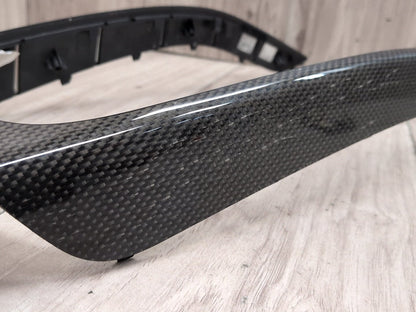 OEM Audi S4 Dashboard Center Console Shift Panel Interior Trim CARBON FIBER SET