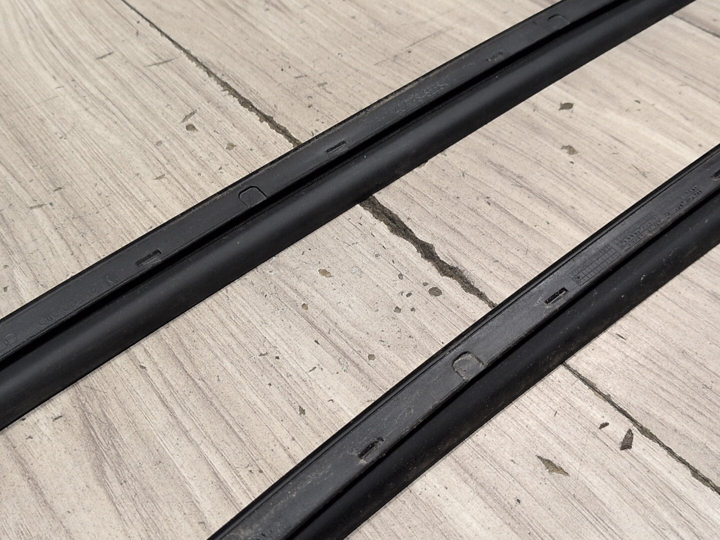 2018-2023 Audi S4 B9 Front Left Right Side Windshield Drip Trim Molding SET 8W0854327C