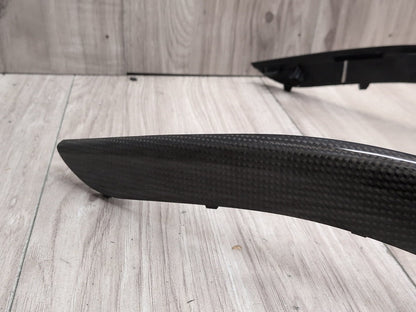 OEM Audi S4 Dashboard Center Console Shift Panel Interior Trim CARBON FIBER SET