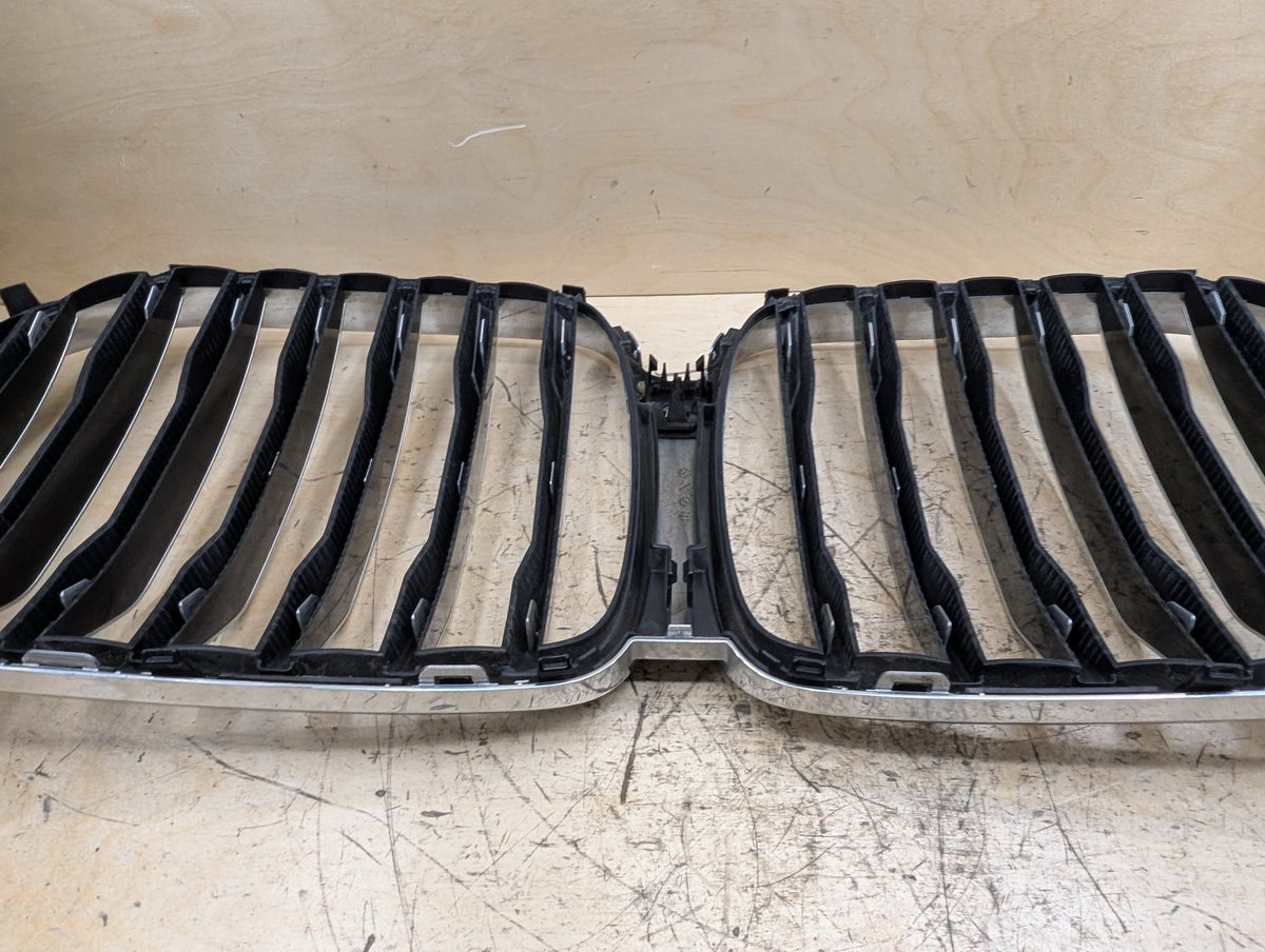 2019-2026 BMW X5 G05 Upper Bumper Cover Kidney Grilles SET 7454887 OEM