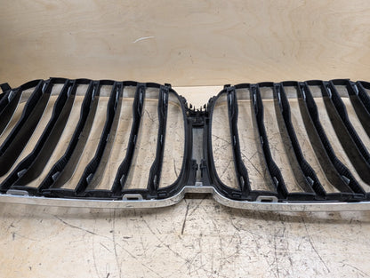 2019-2026 BMW X5 G05 Upper Bumper Cover Kidney Grilles SET 7454887 OEM