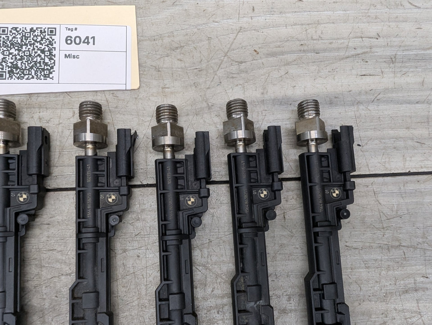 19-24 OEM BMW G12 G30 M550 750 Engine N63R High Pressure Fuel Injector Set