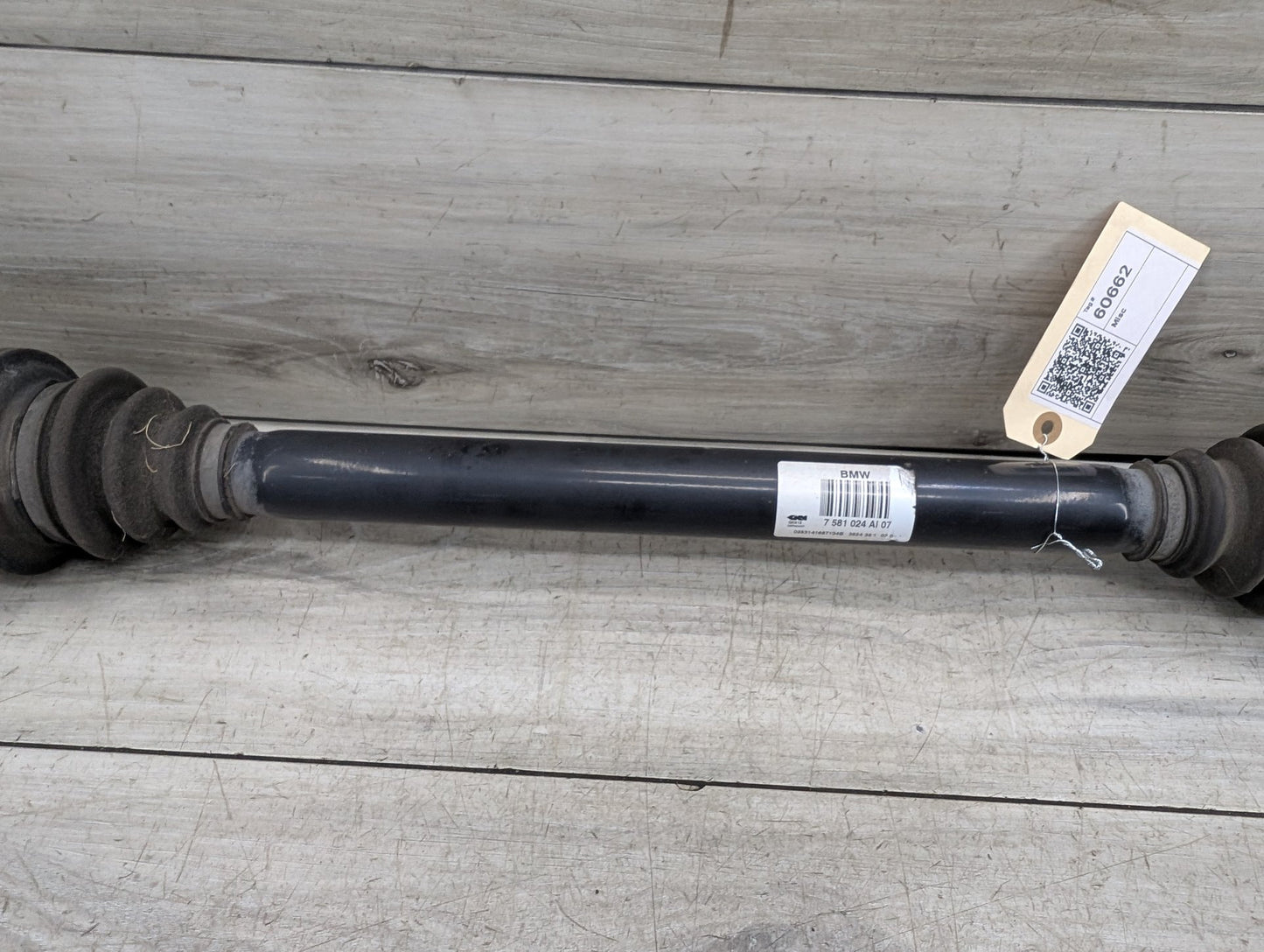 2011-2016 BMW 535i F10 Rear Right Passenger Half Shaft Output CV Axle 7581024