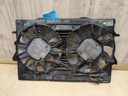 2008 - 2017 Audi S5 8T Radiator Fan Shroud Housing w/ Motor 4H0121003N