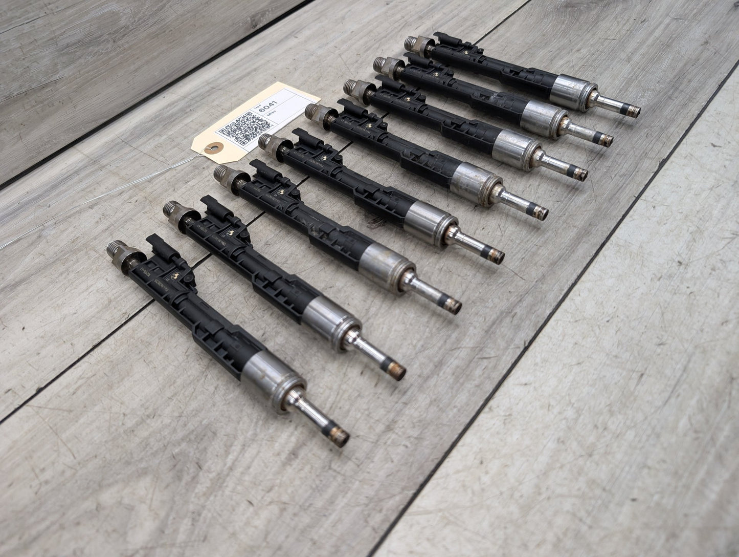 19-24 OEM BMW G12 G30 M550 750 Engine N63R High Pressure Fuel Injector Set