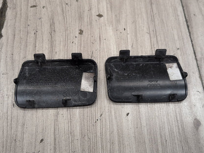 2015-2018 Audi Q3 8U Rear Left Right Bumper Tow Hook Insert Covers SET 8U0807442A OEM