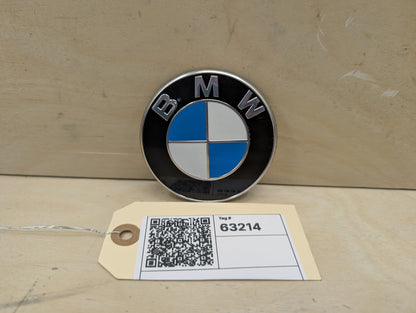 OEM BMW E90 F02 F22 F30 F32 F36 F80 F87 M3 M4 Rear Trunk Lid Round Emblem 74mm