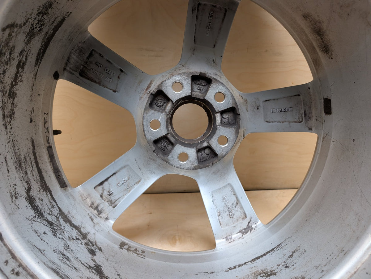 08-17 OEM Audi RS5 20x9 ET26 Aluminum Wheel Rim 5 Spoke 8T0601025AD