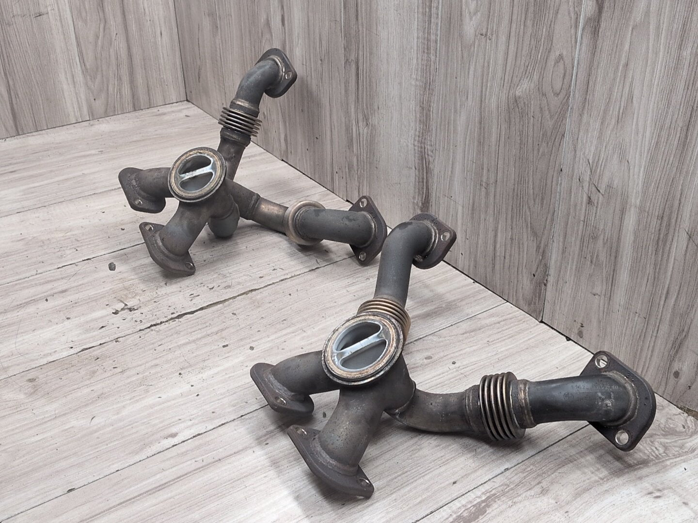 OEM BMW F06 F10 F85 F90 F95 X5M X6M M5 M6 Left Right Turbo Exhaust Manifold SET