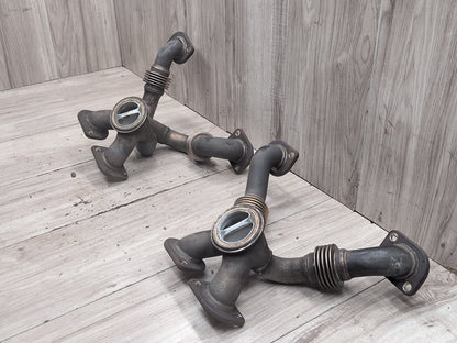 OEM BMW F06 F10 F85 F90 F95 X5M X6M M5 M6 Left Right Turbo Exhaust Manifold SET