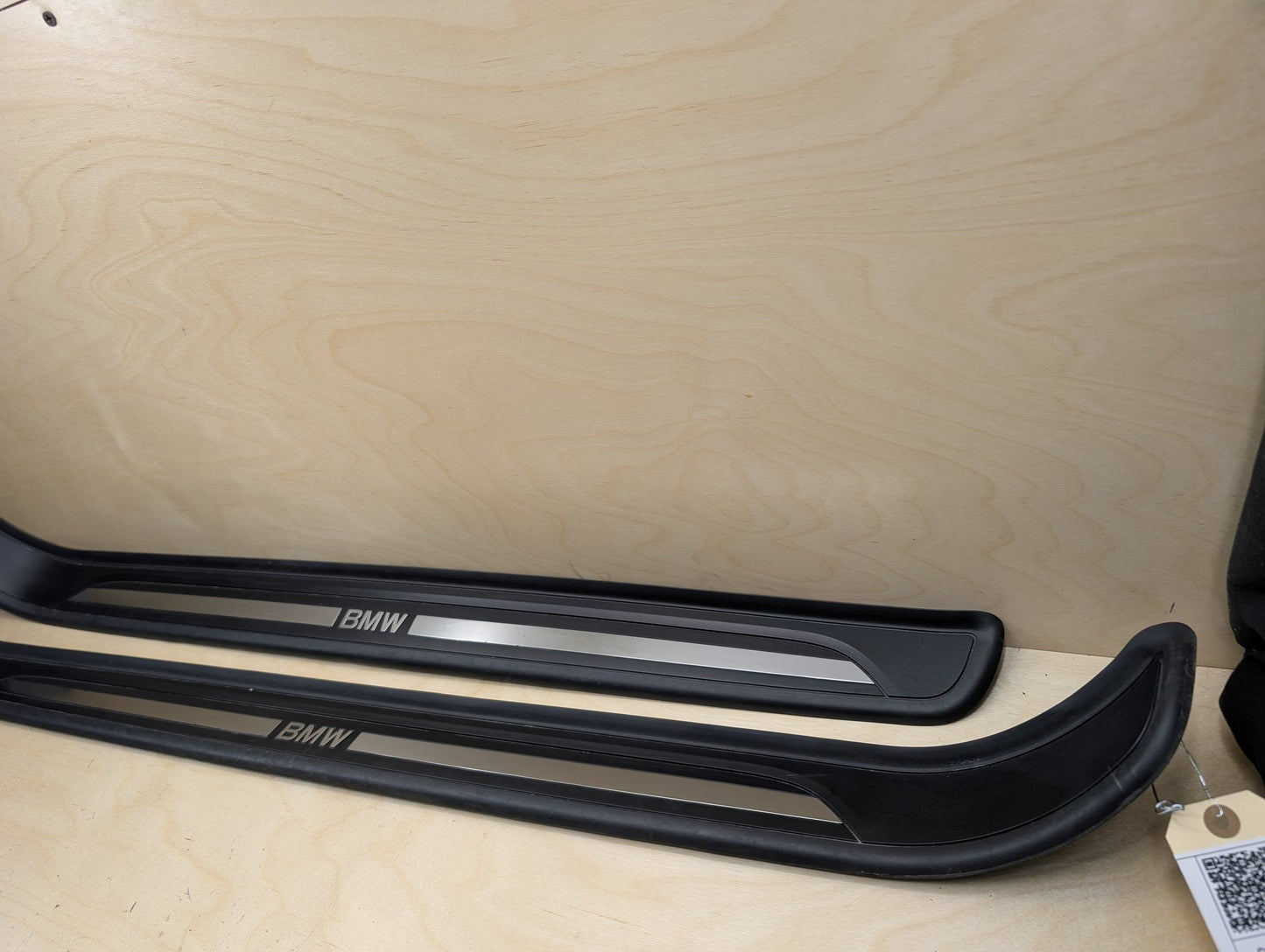 2007-2013 BMW 335i E93 Front Left Right Scuff Plate Door Sill SET 7178597
