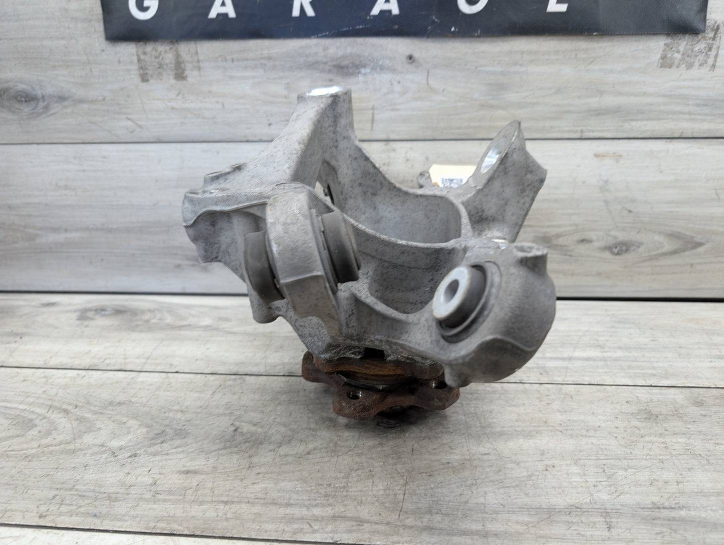 2016-2022 BMW 750Li G12 Rear Left Driver Spindle Knuckle w/ Bearing 6861135