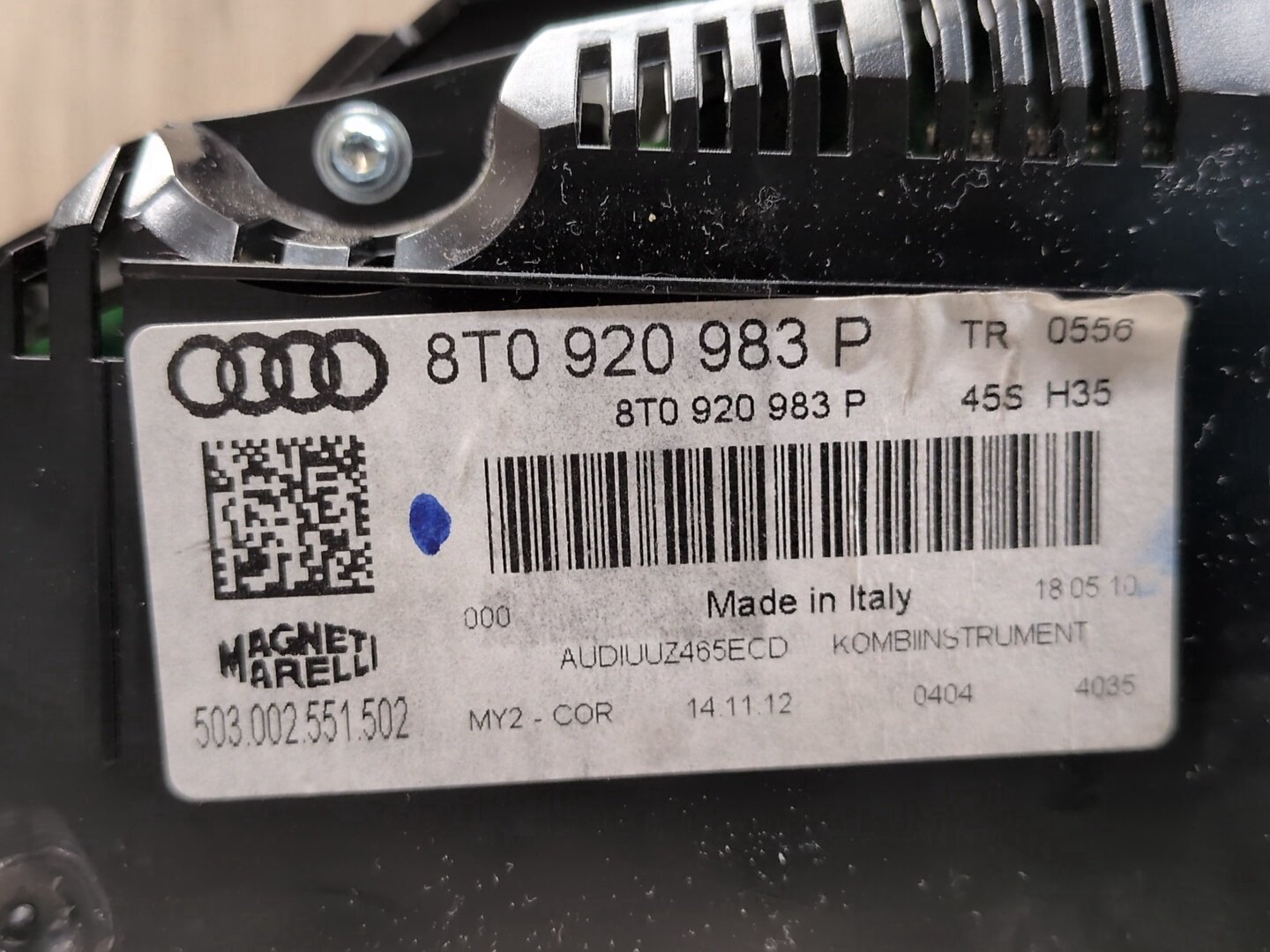 2008 - 2017 Audi S5 8T Instrument Speedometer Guage Cluster 8T0920983P