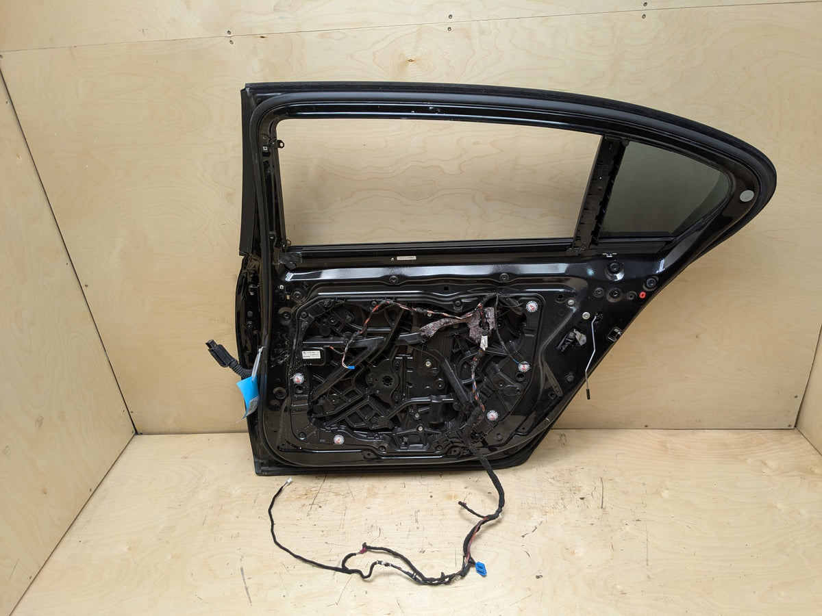 OEM BMW G11 G12 740 750 Rear Right Passenger Aluminum Door Shell Panel Black 475