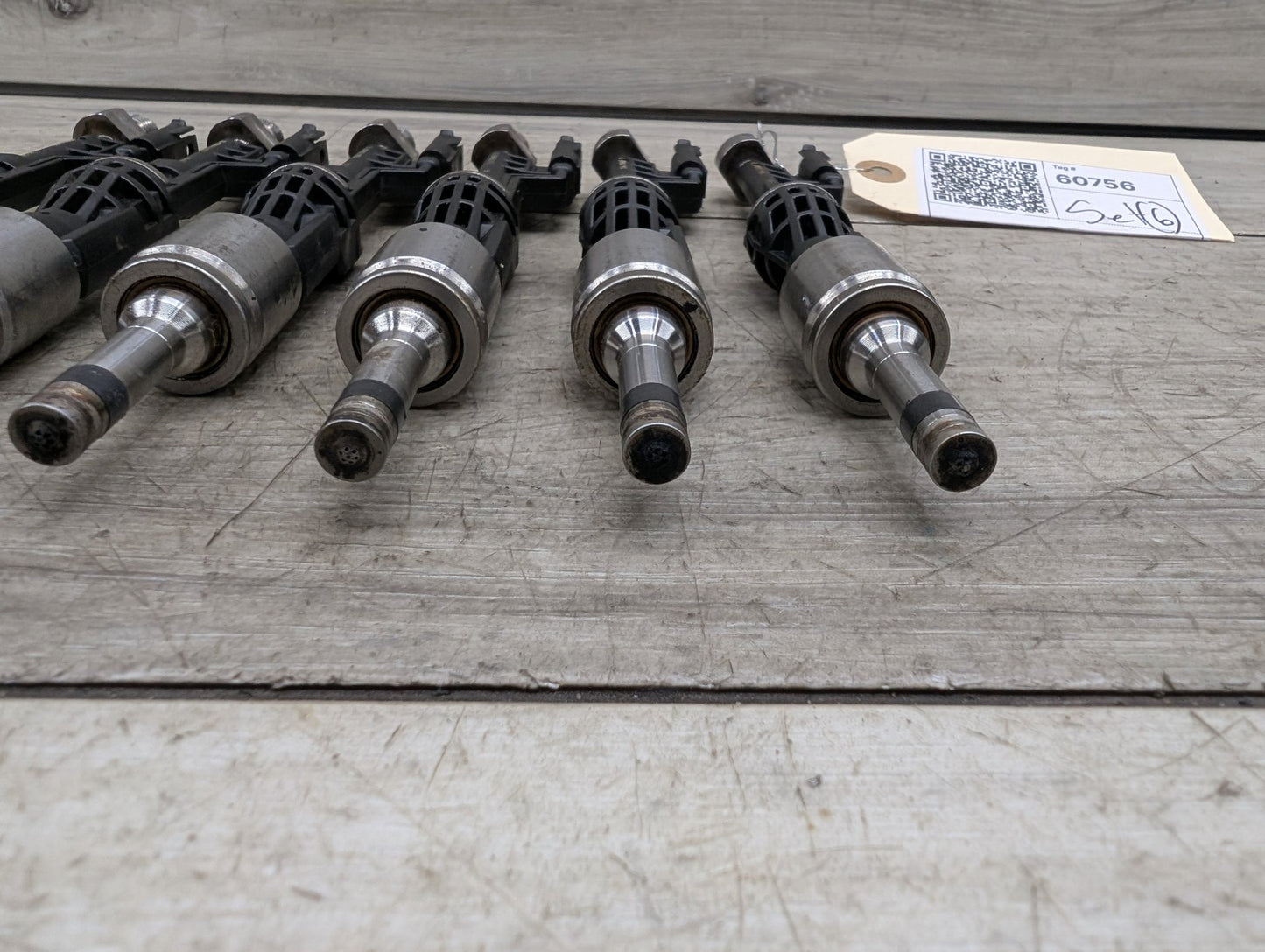 2011-2016 BMW F10 535i N55B30M0 Engine Motor Injector SET 7568607