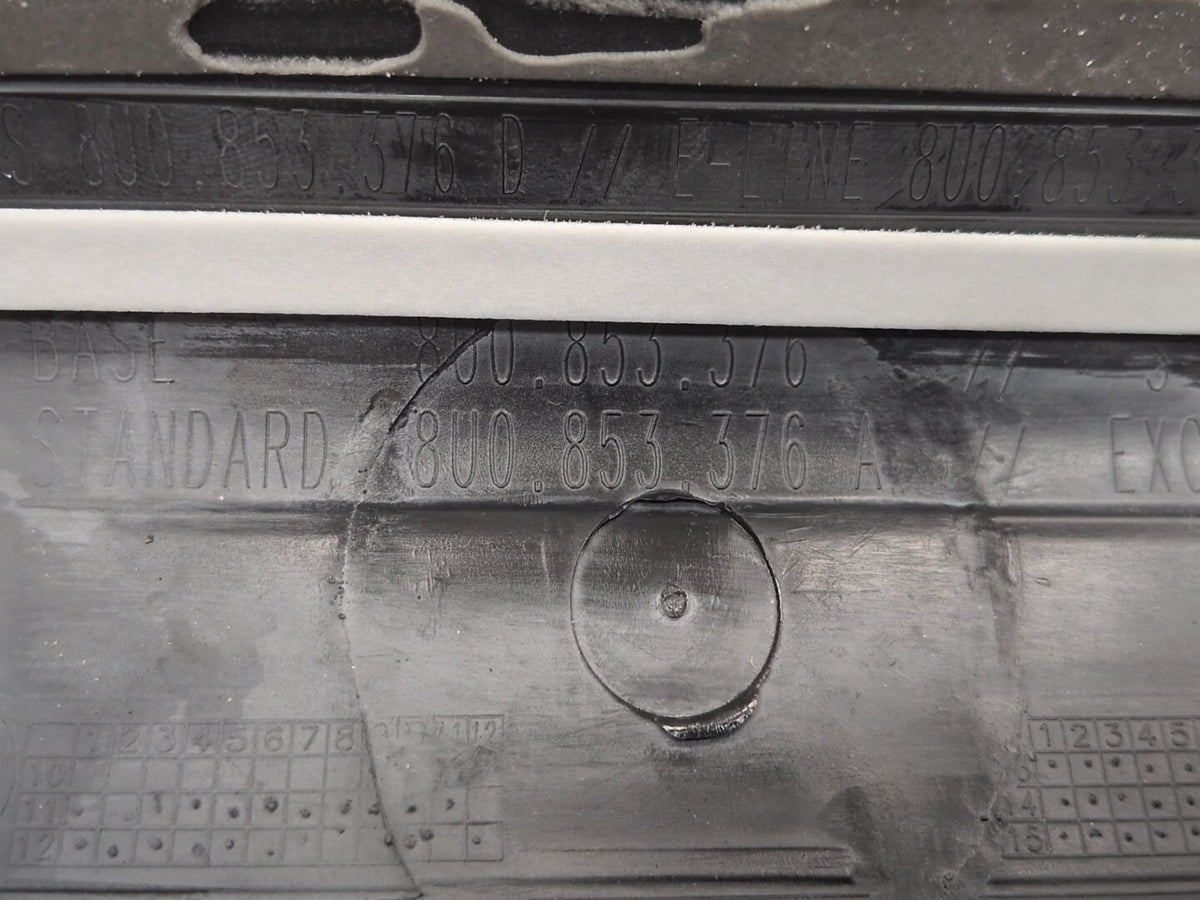 2015-2018 Audi Q3 8U S Line Front Rear Left Right Scuff Plate Door Sill SET 8U0853375A