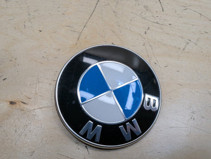 OEM BMW E90 F02 F22 F30 F32 F36 F80 F87 M3 M4 Rear Trunk Lid Round Emblem 74mm