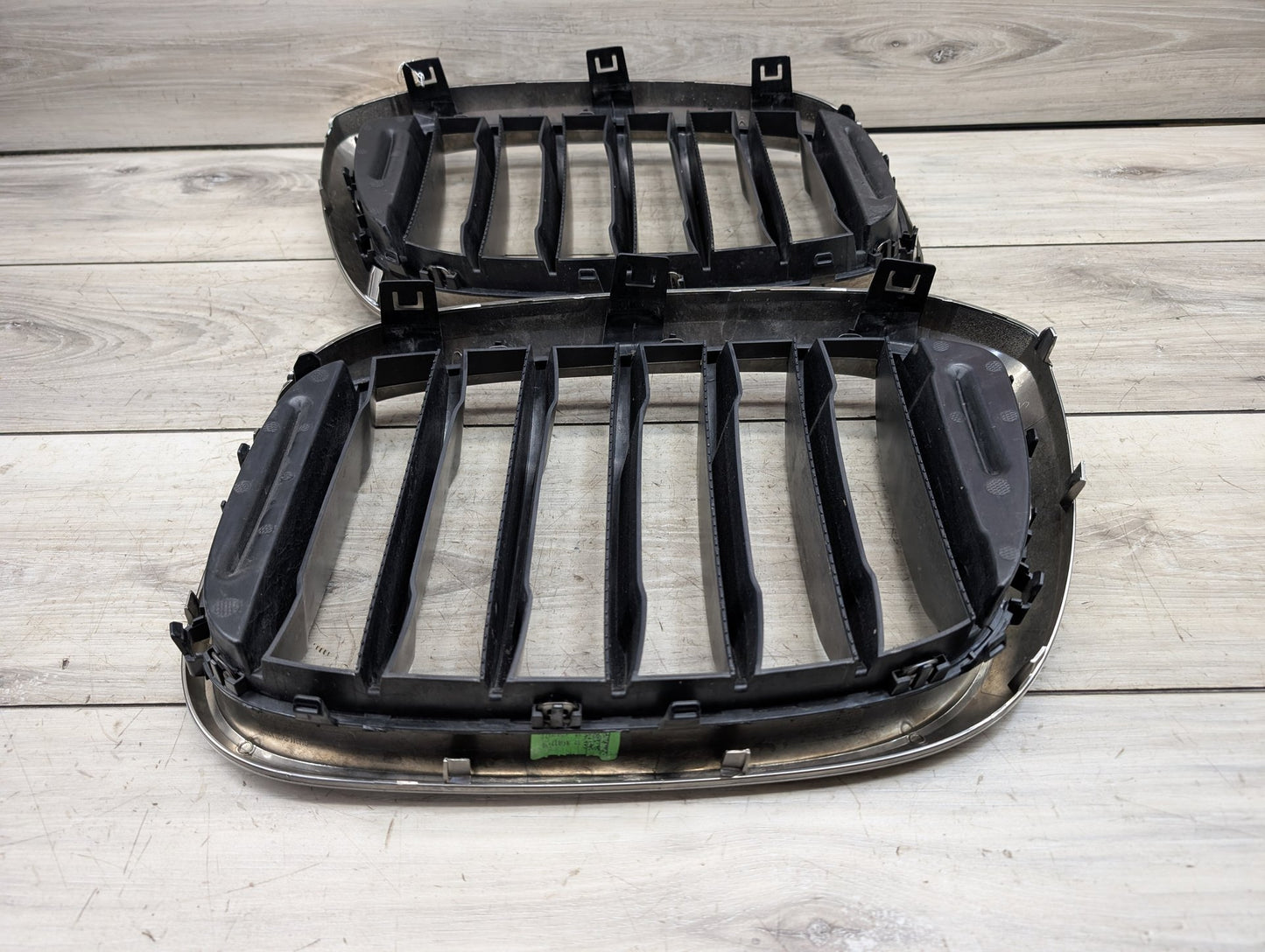2018 - 2024 BMW X3 G01 Front Left Right Upper Bumper Cover Kidney Grilles SET 7464921 B58B30O1
