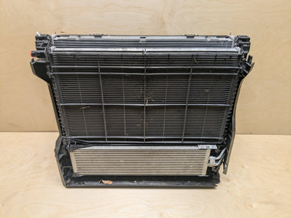 2019 - 2026 BMW X5 G05 Radiator Cooling Condenser Fan Shroud Assembly SET 8686172 B58B30M1
