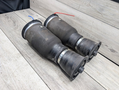 15-18 OEM BMW F85 F86 X5M X6M Rear Left Right Air Suspension Pneumatic Springs