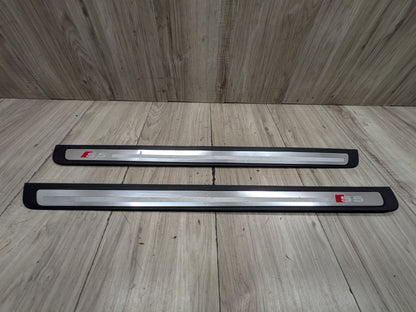 2008-2017 Audi S5 8T Front Left Right Scuff Plate Door Sill SET 8T0853373