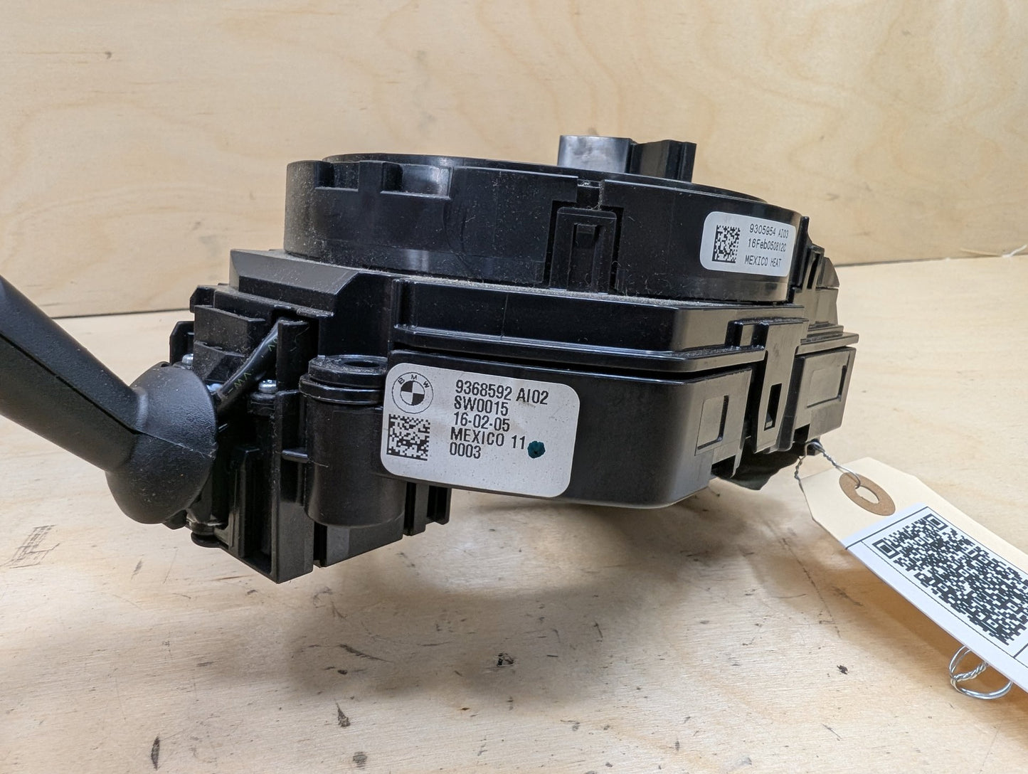 2015-2019 BMW X6 F16 Steering Wheel Sensor Clockspring 9368592