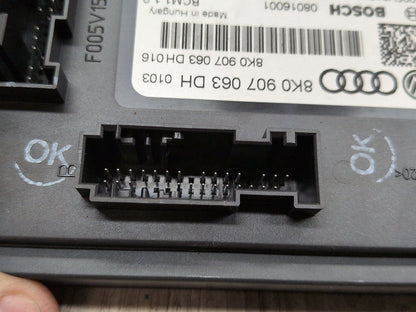 2013 - 2017 Audi S5 8T Bdc Body Domain Fem Control Module w/ Key 8K0907063D CTUB