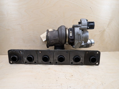 OEM BMW F06 F10 F15 F22 F25 F30 F32 F33 F36 X5 Turbo Charger w/ Manifold N55 EWG
