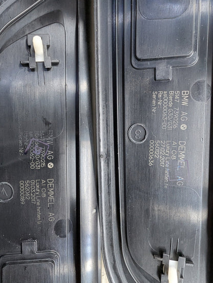 2017-2023 BMW 530i G30 Front Rear Left Right Scuff Plate Door Sill SET 7405773 OEM
