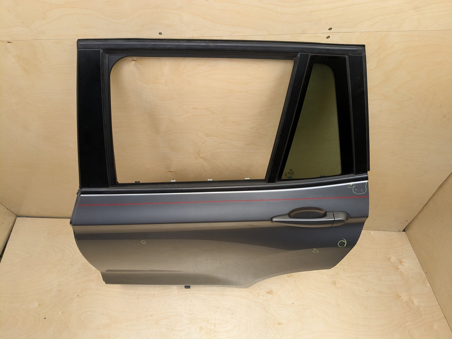 2011-2017 BMW X3 F25 Rear Left Driver Door Shell Panel 7238695 N20B20A Grey A52
