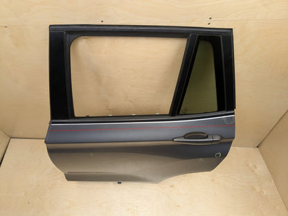 2011-2017 BMW X3 F25 Rear Left Driver Door Shell Panel 7238695 N20B20A Grey A52