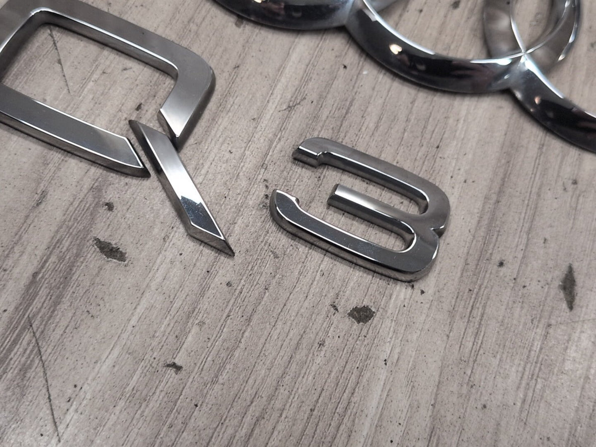 2015-2018 Audi Q3 8U Front Rear Emblem Badge Symbol Logo SET 4KE853605