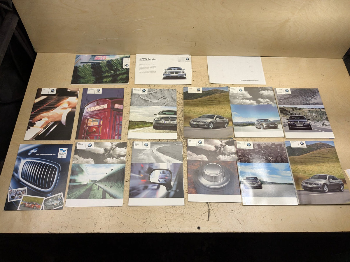 2007-2013 BMW 335i E92 Owners Instruction Manual Book SET 0 OEM