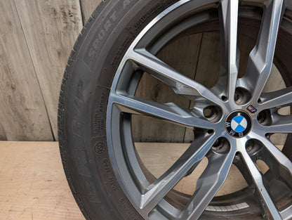 OEM BMW G01 G02 X3 X4 Wheel Rim 19x7.5 ET32 LM Rad Doppelspeiche Style 698M