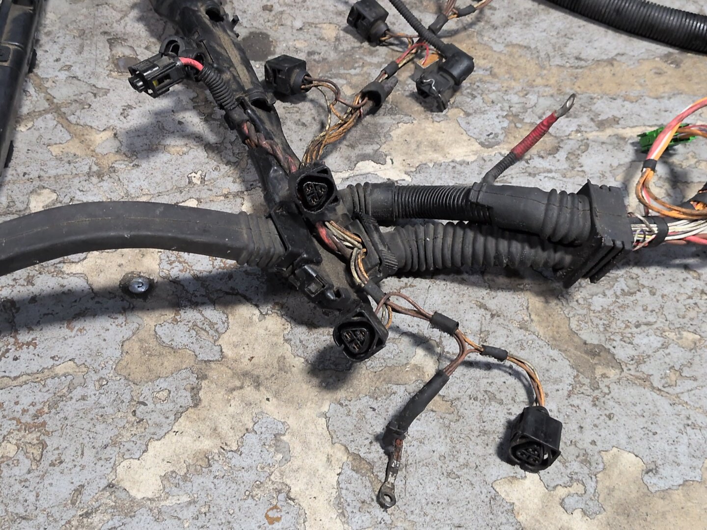 2007-2013 BMW E93 328i AT Engine N51 Motor Transmission Wiring Wire Harness SET